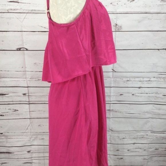 Fun Flirt Pink Spaghetti‎ Strap medium Dress - Picture 2 of 5